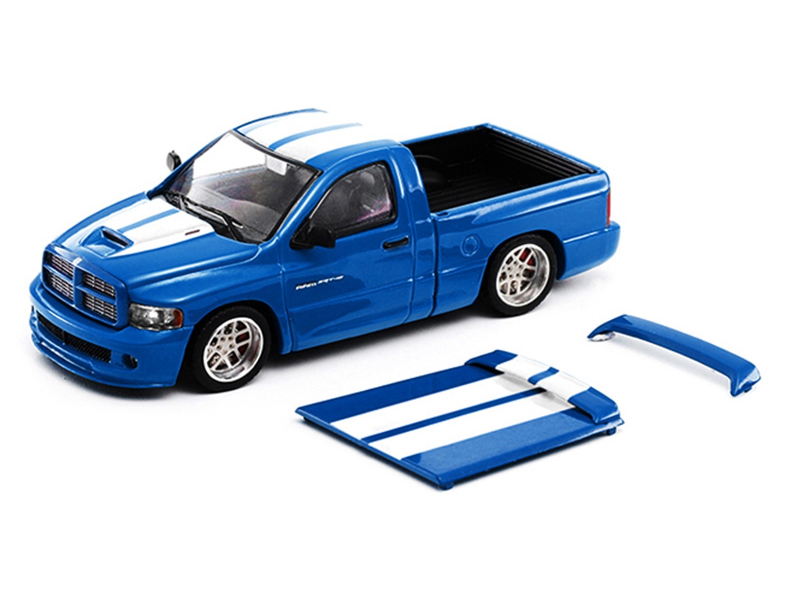 2003 DODGE RAM SRT-10 PICKUP ELECTRIC BLUE 1/64 DIECAST BY SHOOM64 103014-MJ1