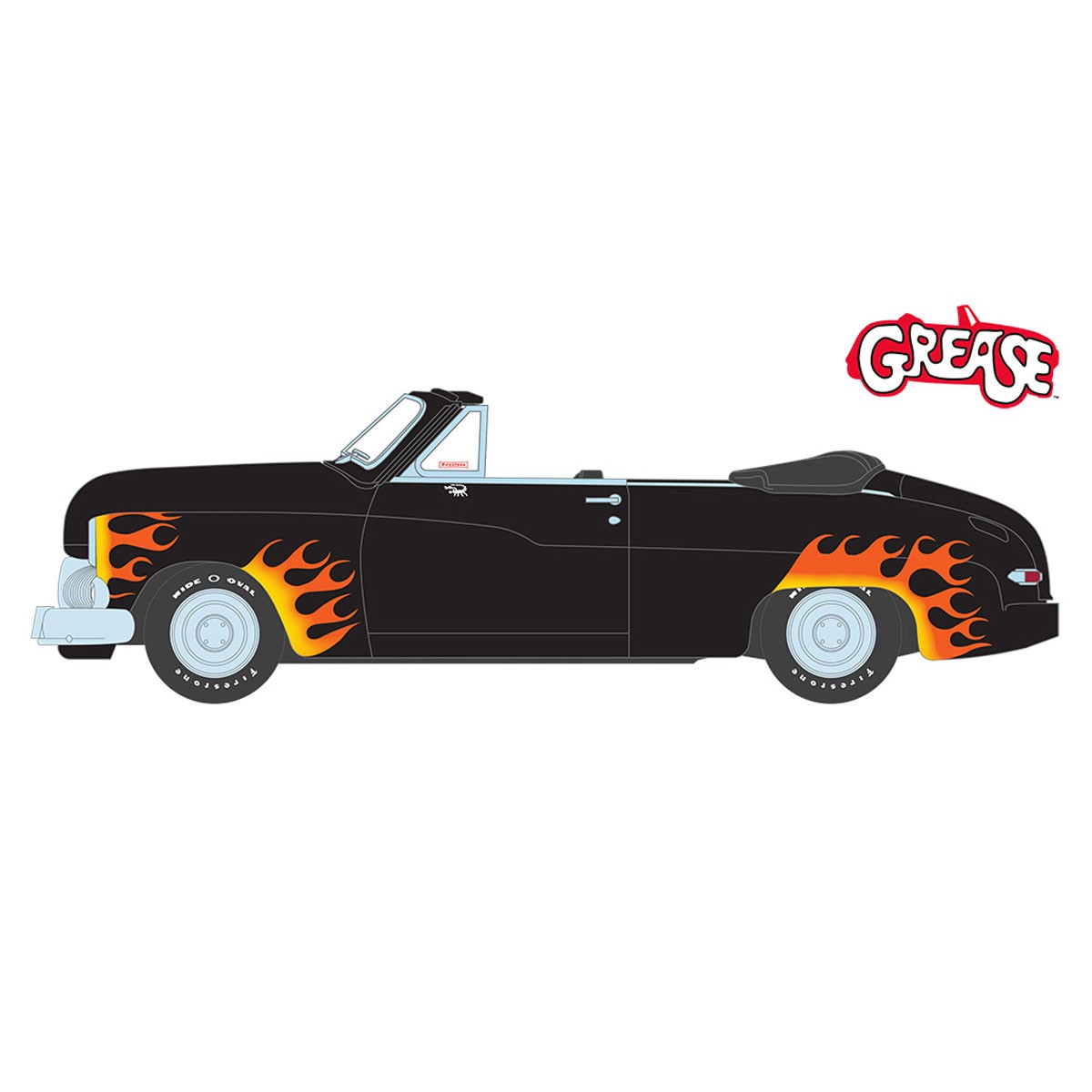 GL 1/64 1949 Mercury Convertible, Grease (1978), Hollywood Series 40 62010-B