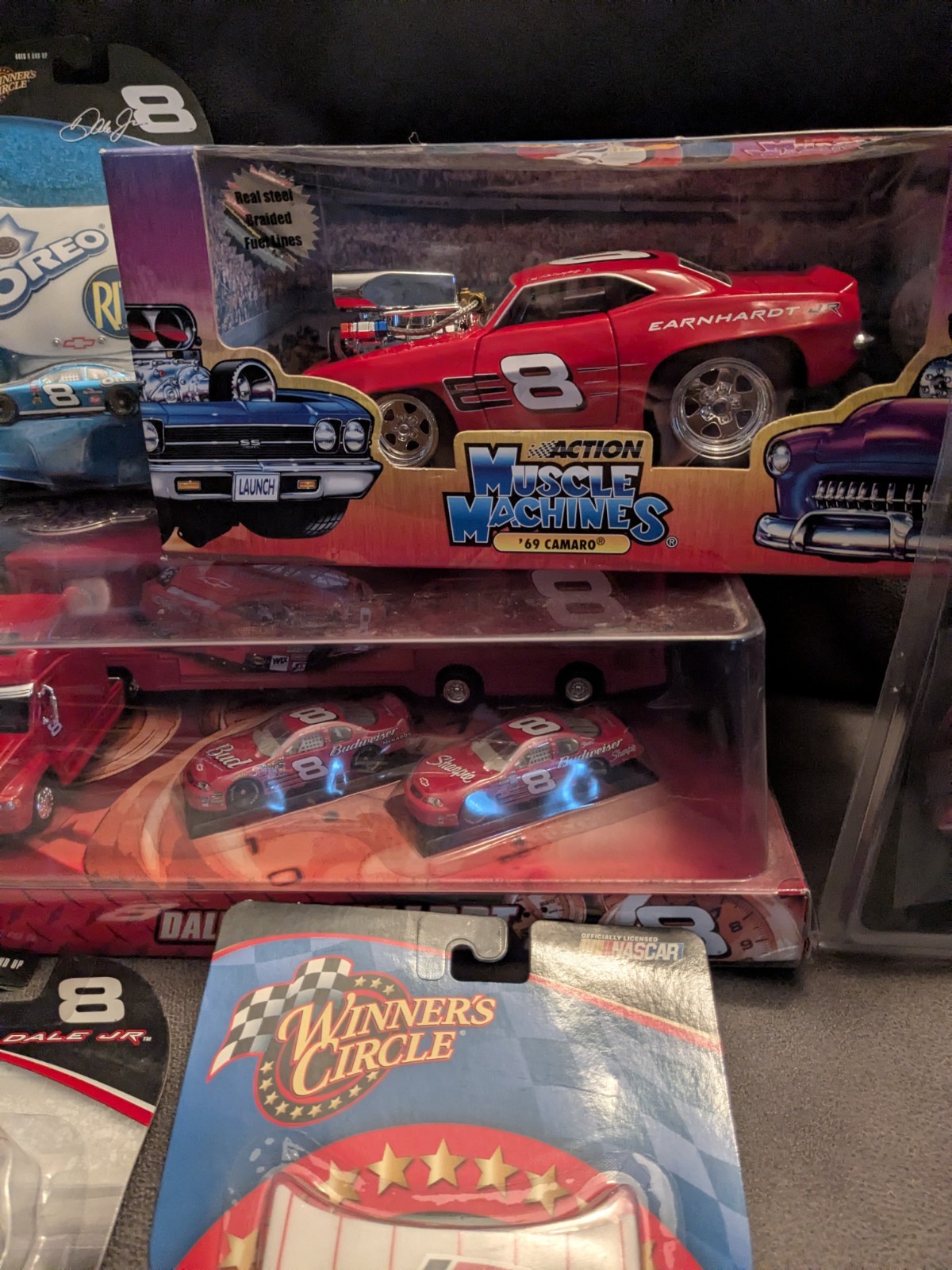 Large Lot Dale Earnhardt Jr # 8 Diecast’s variety sizes and years 14 pieces