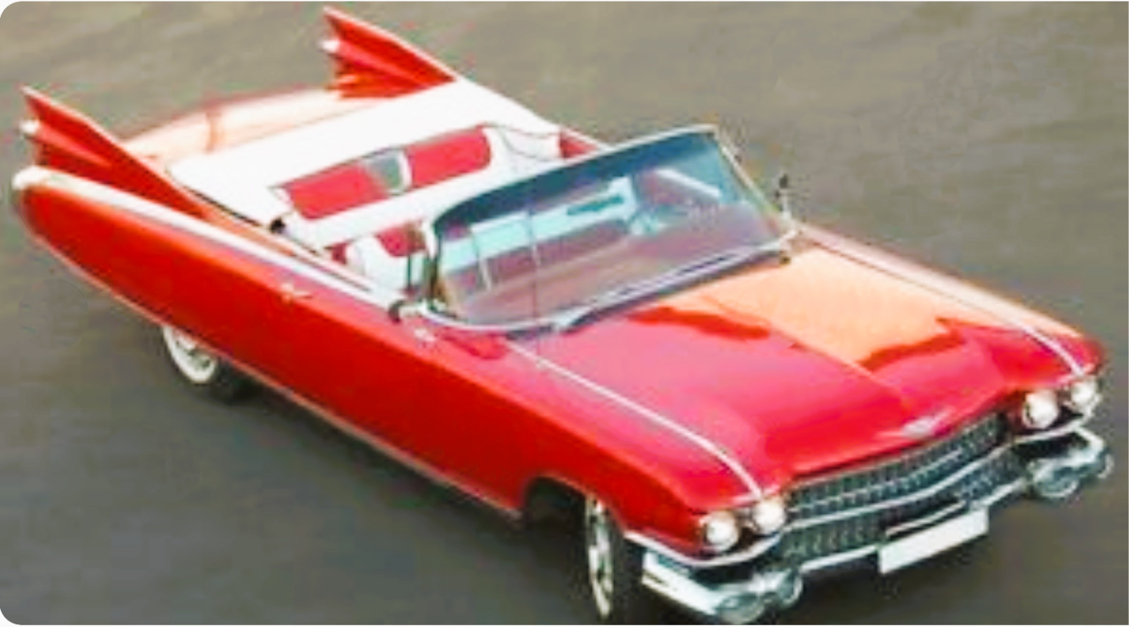 Classic Custom Cadillac Eldorado Concept18Hot Rod Race Promo Car1:24Carousel Red
