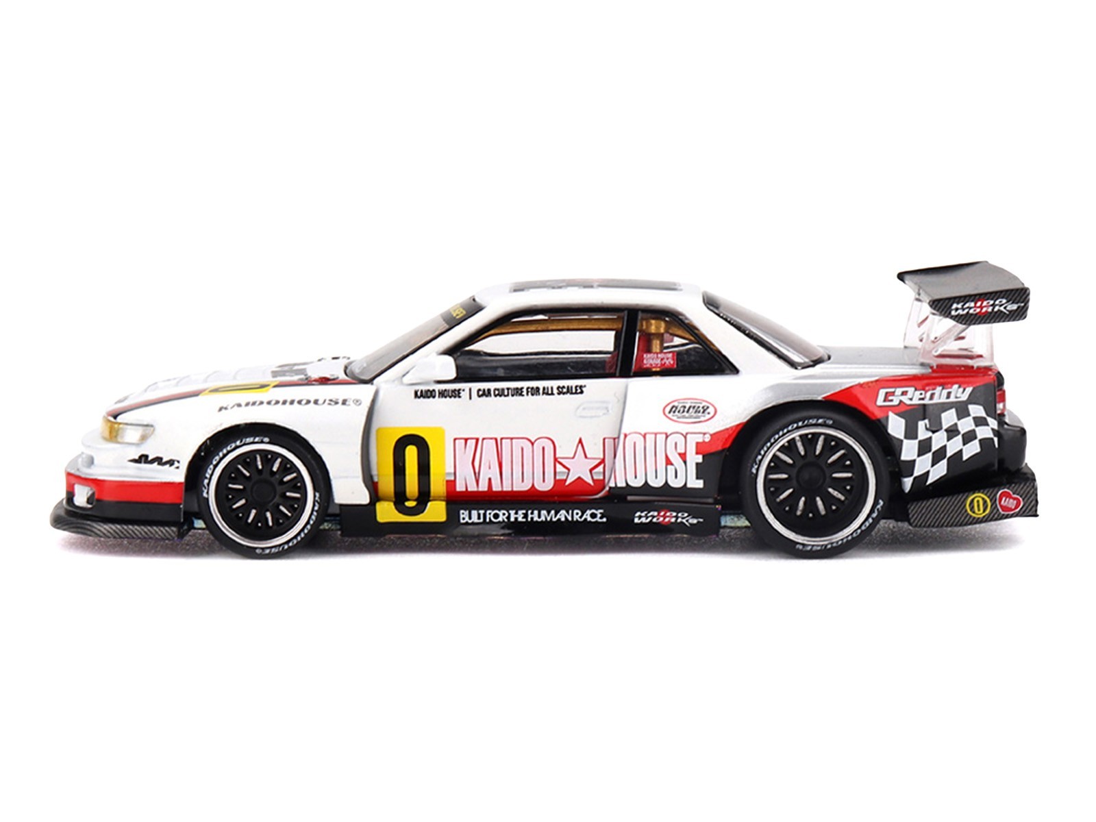 NISSAN SILVIA S13-R CIRCUIT SPEC V1 RHD “KAIDO HOUSE” 1/64 BY MINI GT KHMG251