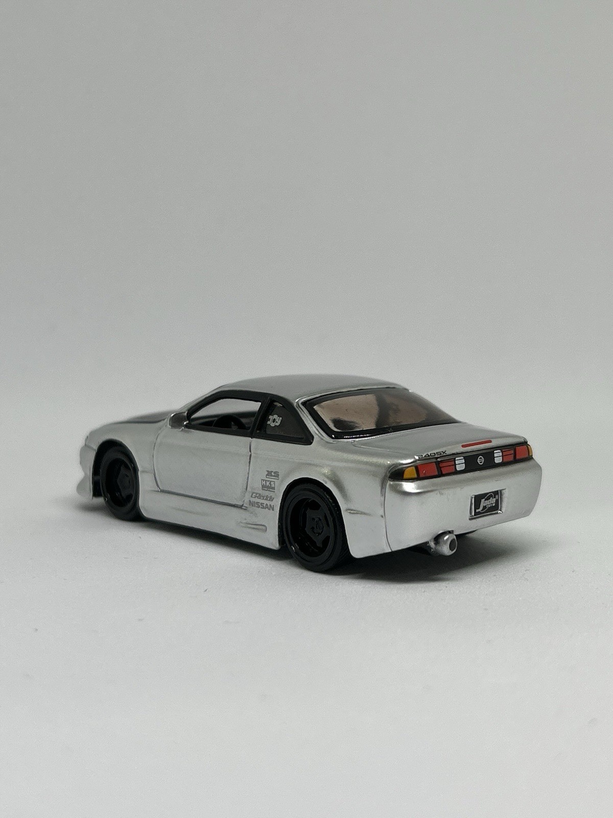 Jada Toys Nissan Silvia 240SX S14 – Silver Dub City Loose 1/64 Diecast Car 🔥