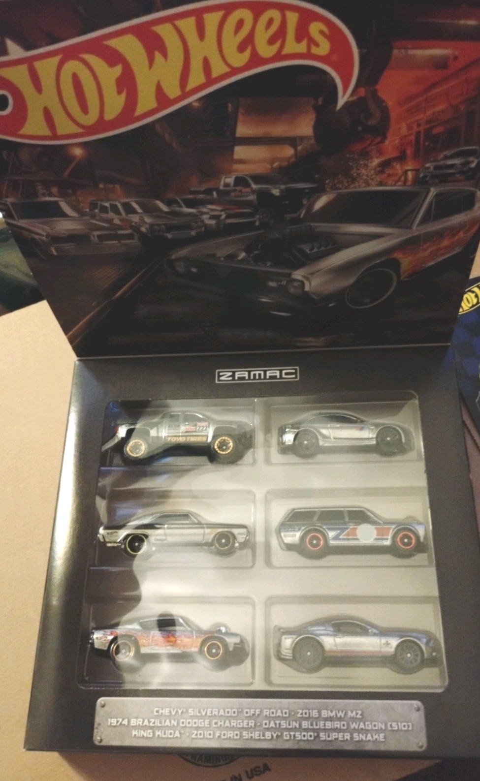 Hot Wheels Zamak Multipack 6 mini cars 3 years old +HDH53 Mettel