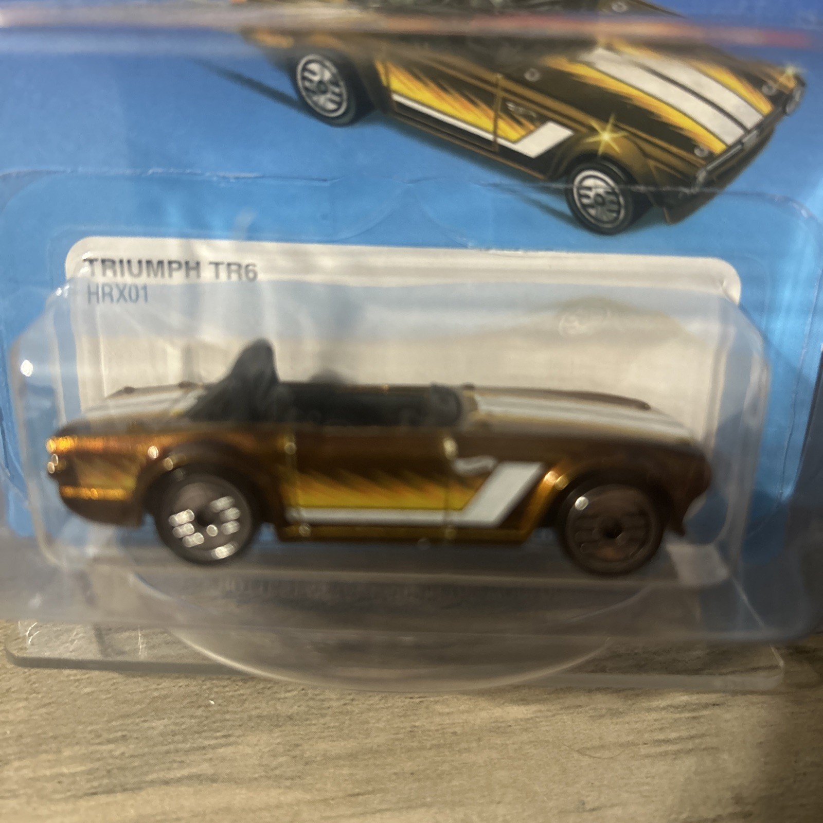 Hot Wheels Ultra Hits Triumph TR6 In Protector Special Paint Limited