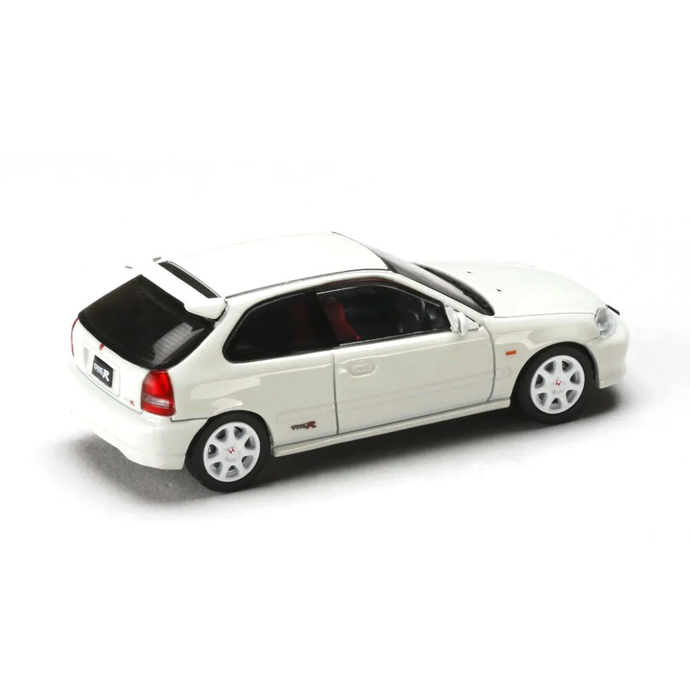 1/64 HJ JDM Honda CIVIC EG6 SIR-II Diecast Model Car -WHITE-