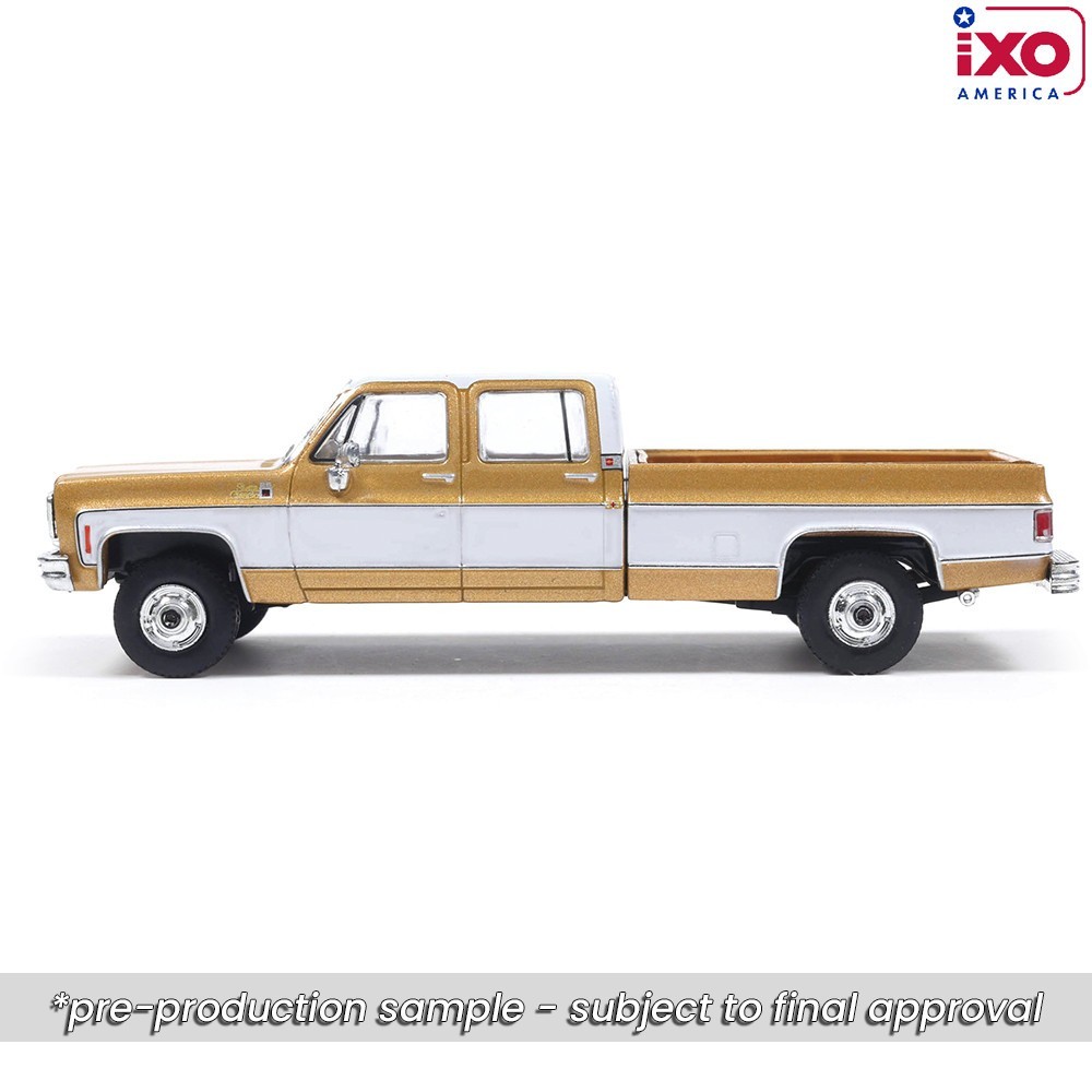 2026 IXO America 1:64 Yuba Gold 1975 GMC SIERRA CLASSIC Pickup Truck #IA64012