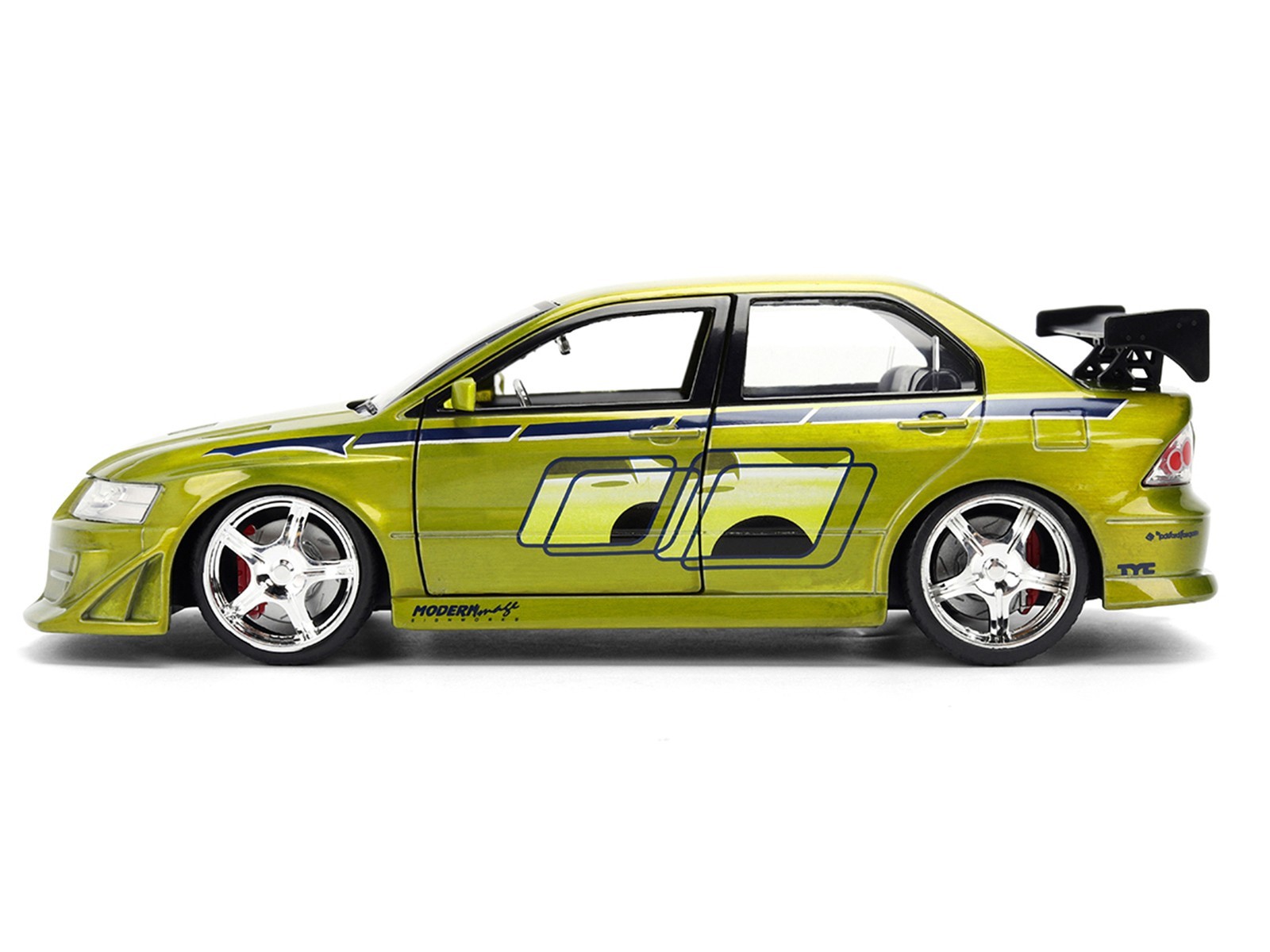 MITSUBISHI LANCER EVO VII COLOR BRUSH “FAST & FURIOUS 25 YEARS” 1/24 JADA 37874
