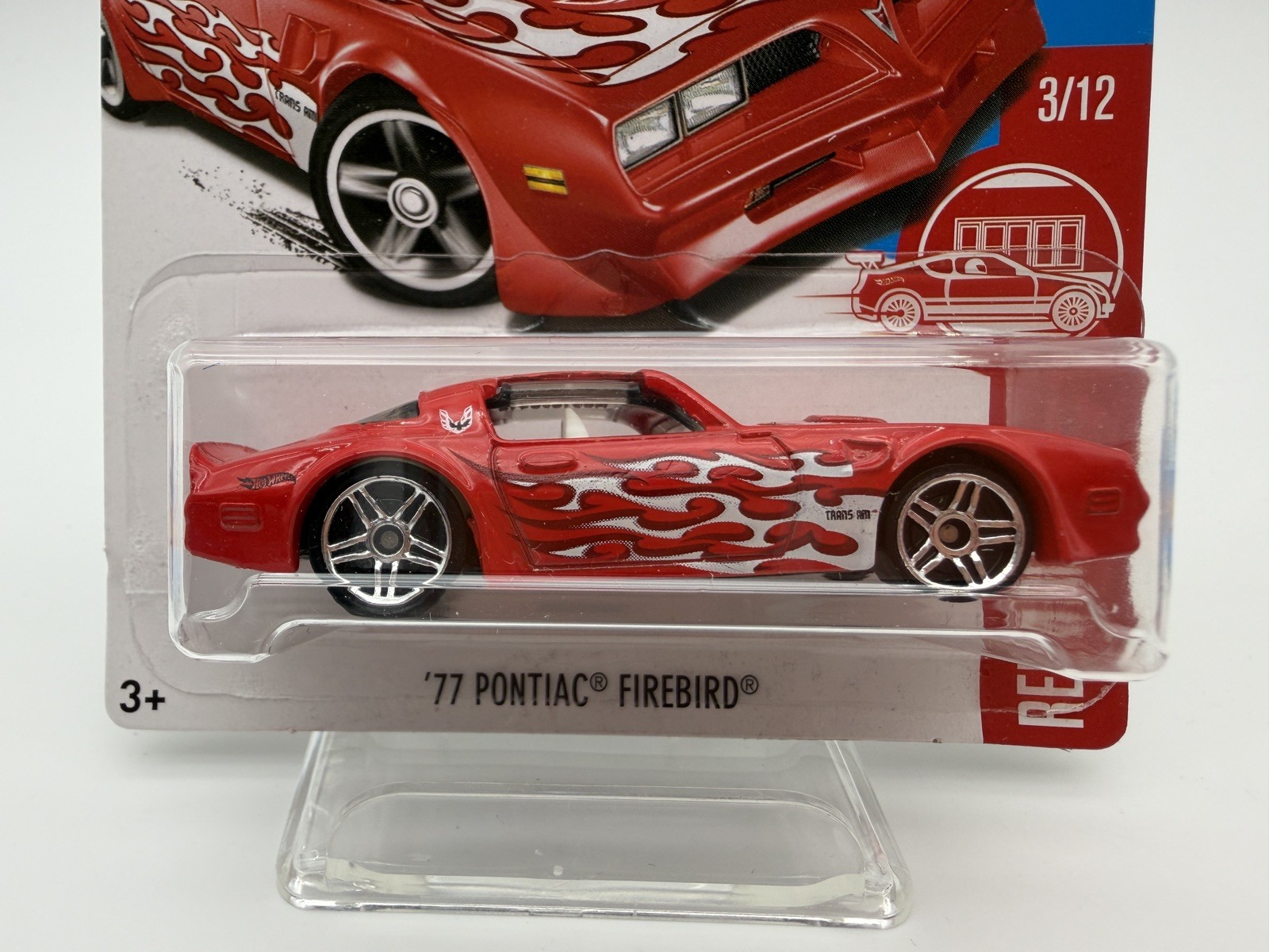 2016 Hot Wheels RED EDITION ’77 PONTIAC FIREBIRD TARGET EXCLUSIVE #3 Protector