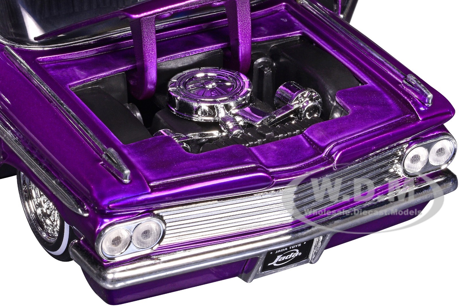 1959 CHEVROLET IMPALA LOWRIDER CANDY PURPLE 1/24 DIECAST MODEL BY JADA 35591