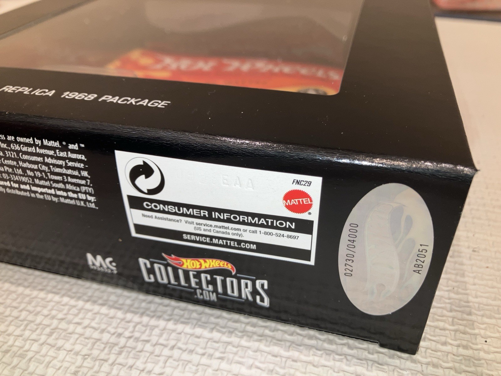 Hot Wheels Redline CUSTOM OTTO Mint In Box, Club Exclusive 0614, 2713/4000 RARE!