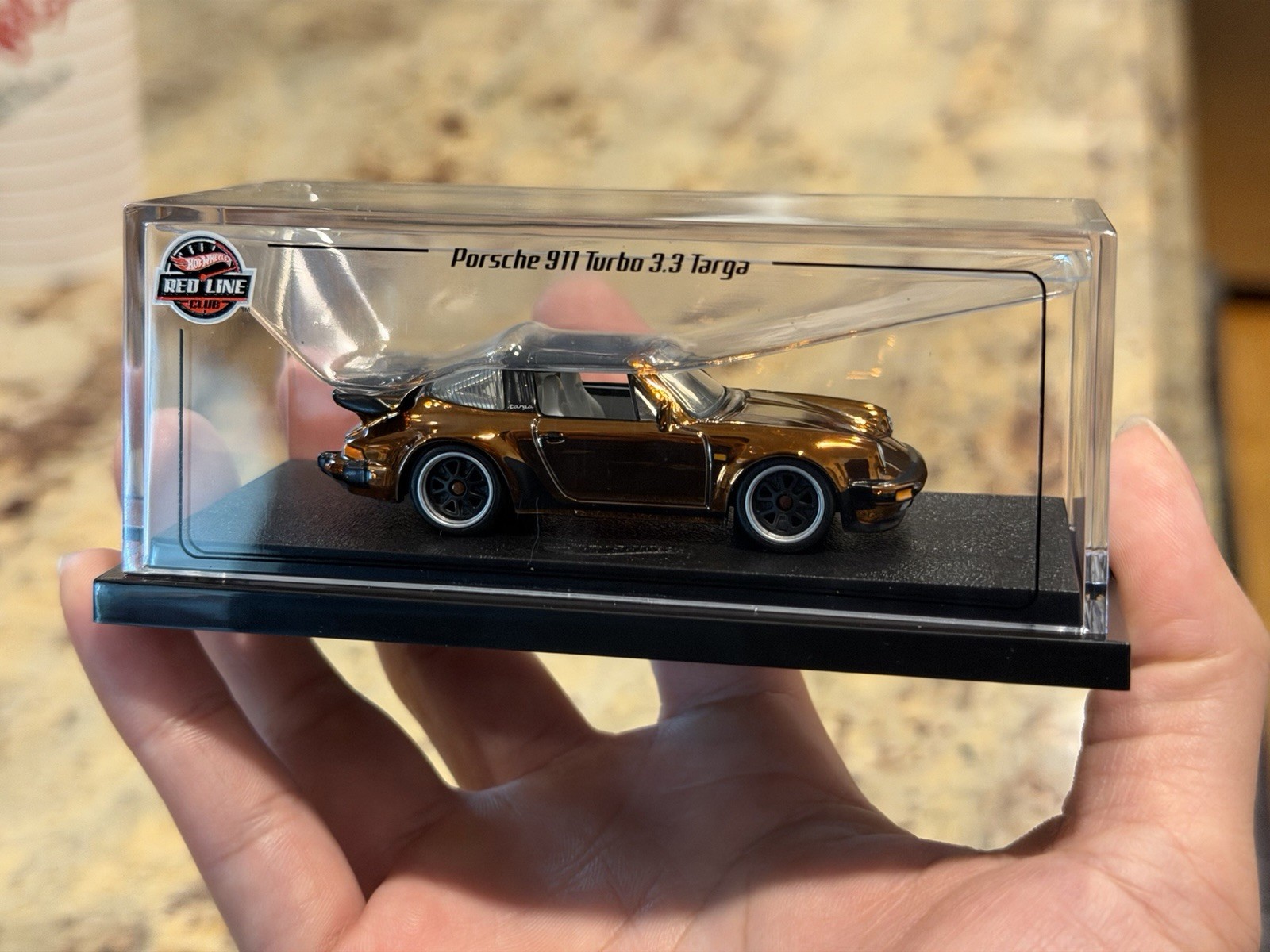 Hot Wheels RLC Exclusive 1988 Porsche 911 Targa Turbo Bronze