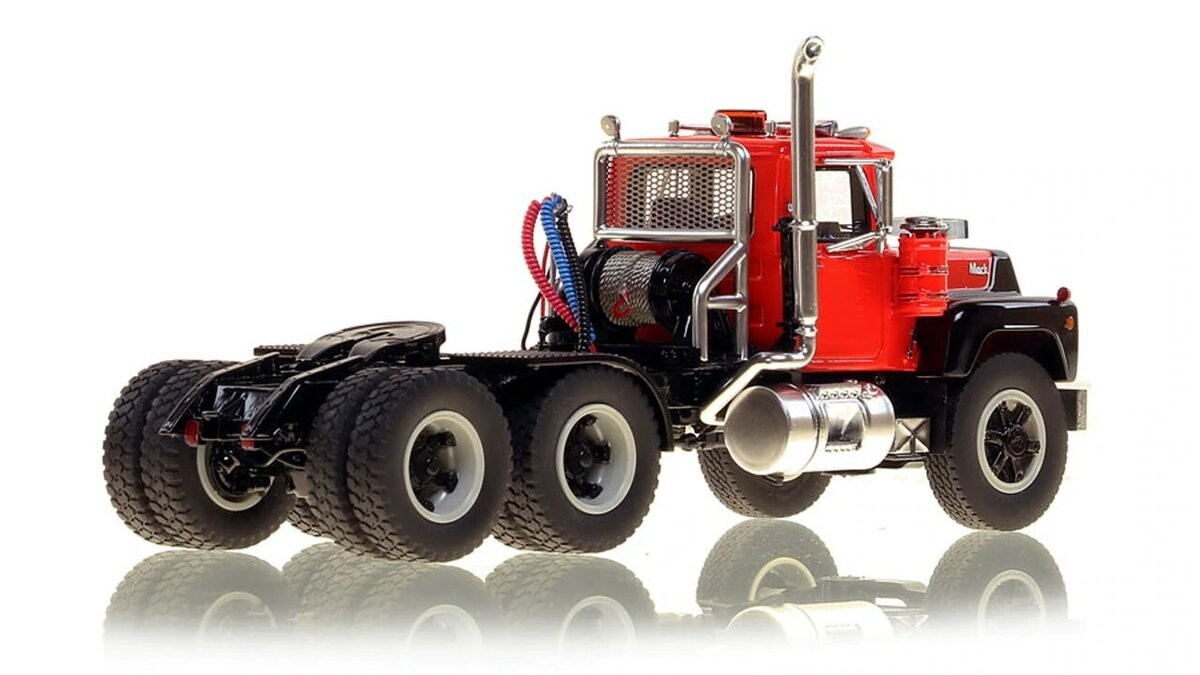 Fire Replicas 103-2 1:50 Mack RD688 SX 1987 Tandem Axle Tractor – Red/Black