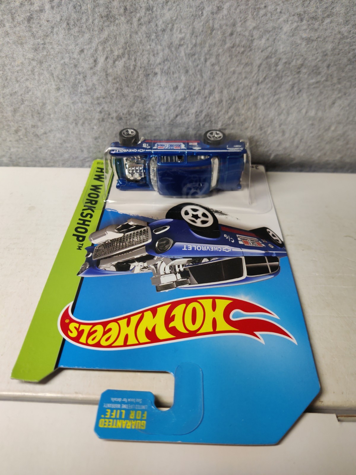Hot Wheels 2014 HW Workshop Blue ‘55 CHEVY BEL AIR GASSER Collector #241/250