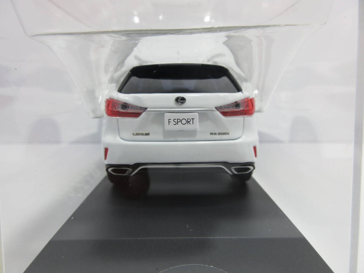 Mini car 1/43 Kyosho Lexus RX F Sport LEXUS RX200t F SPORT White Nova Glass