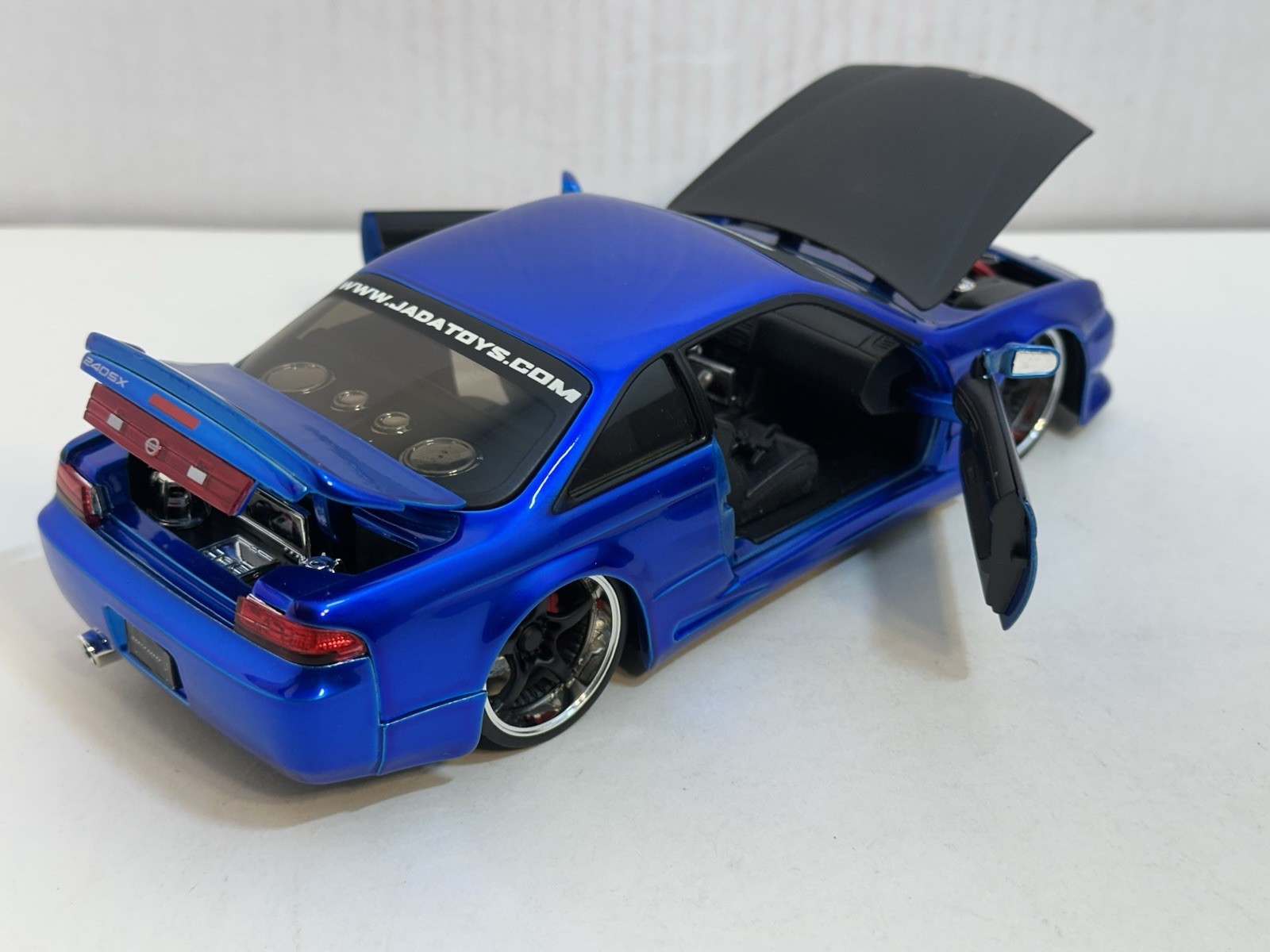 JADA OPTION D 1998 NISSAN 240SX (S-14) BLUE 1:24 DIECAST MODEL CAR NEW NO BOX