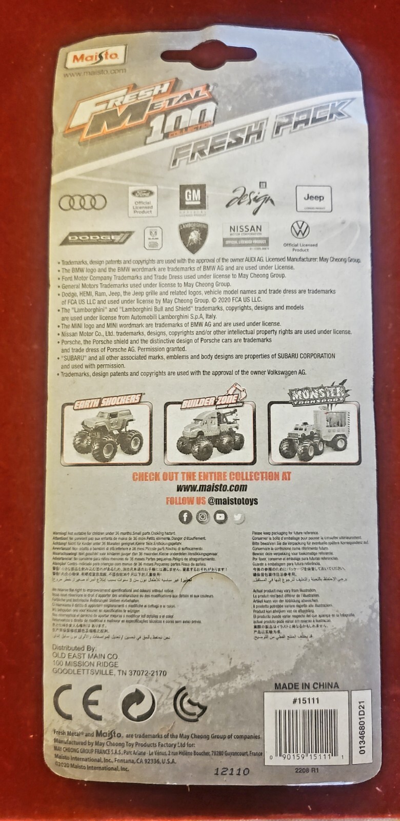 Maisto Die Cast Vehicle Set of 5 #15279 New Sealed