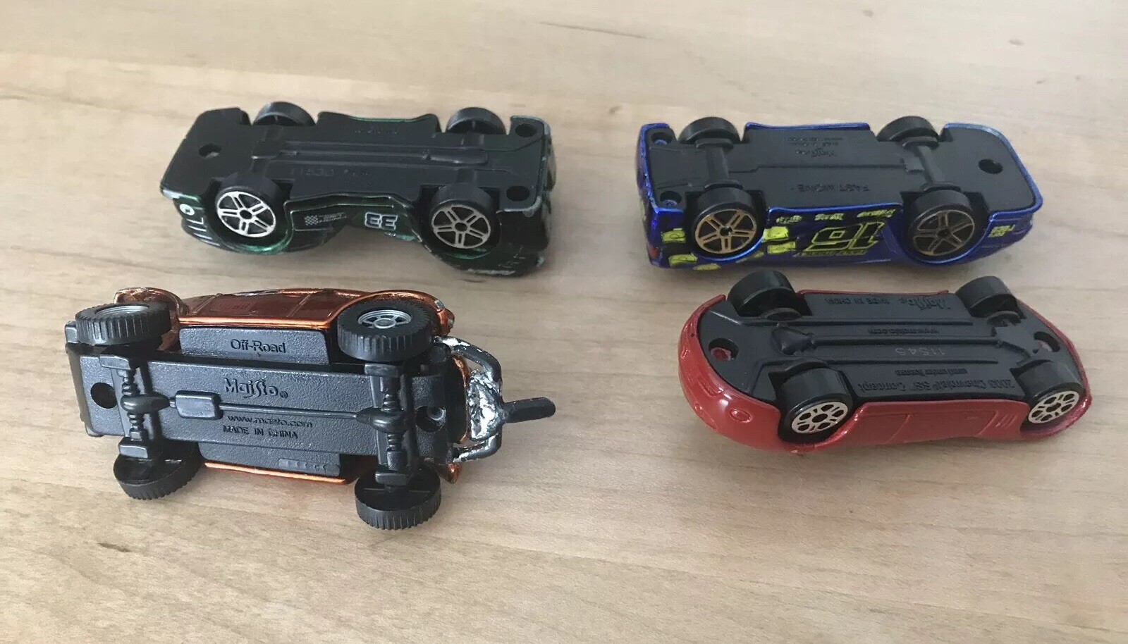 Set of 4 Maisto Die-Cast Model Cars No Box