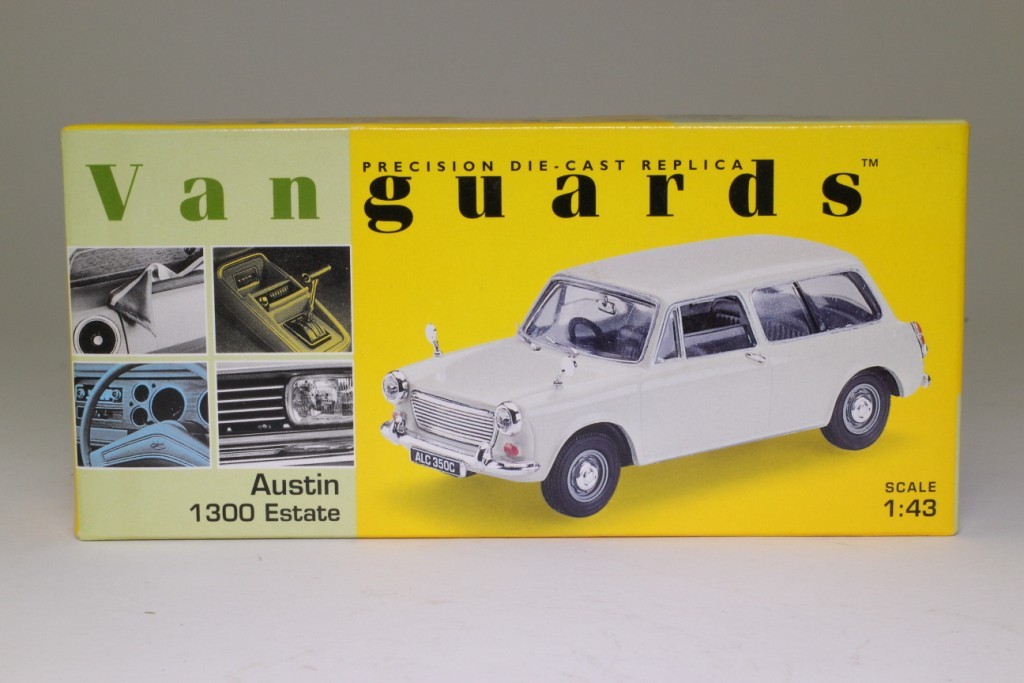 AUSTIN 1300 ESTATE SNOWBERRY WHITE VANGUARDS 1:43 UK UNITED KINGDOM ENGLAND RHD