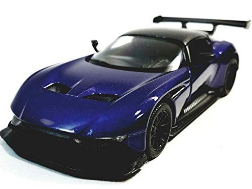 Kinsmart Aston Martin Vulcan Cobalt Blue 2016 Vulcan 1/38 O Scale Diecast Car