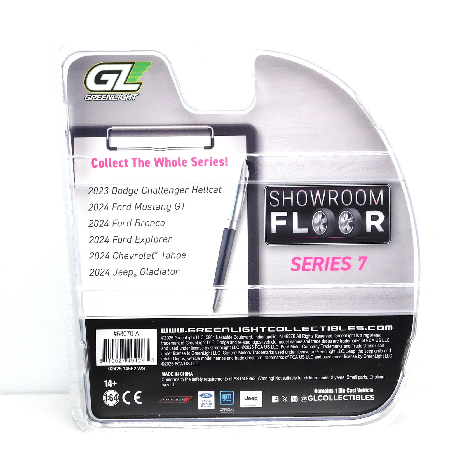 Greenlight Showroom Floor Series 7 2024 Ford Explorer 1:64 Diecast