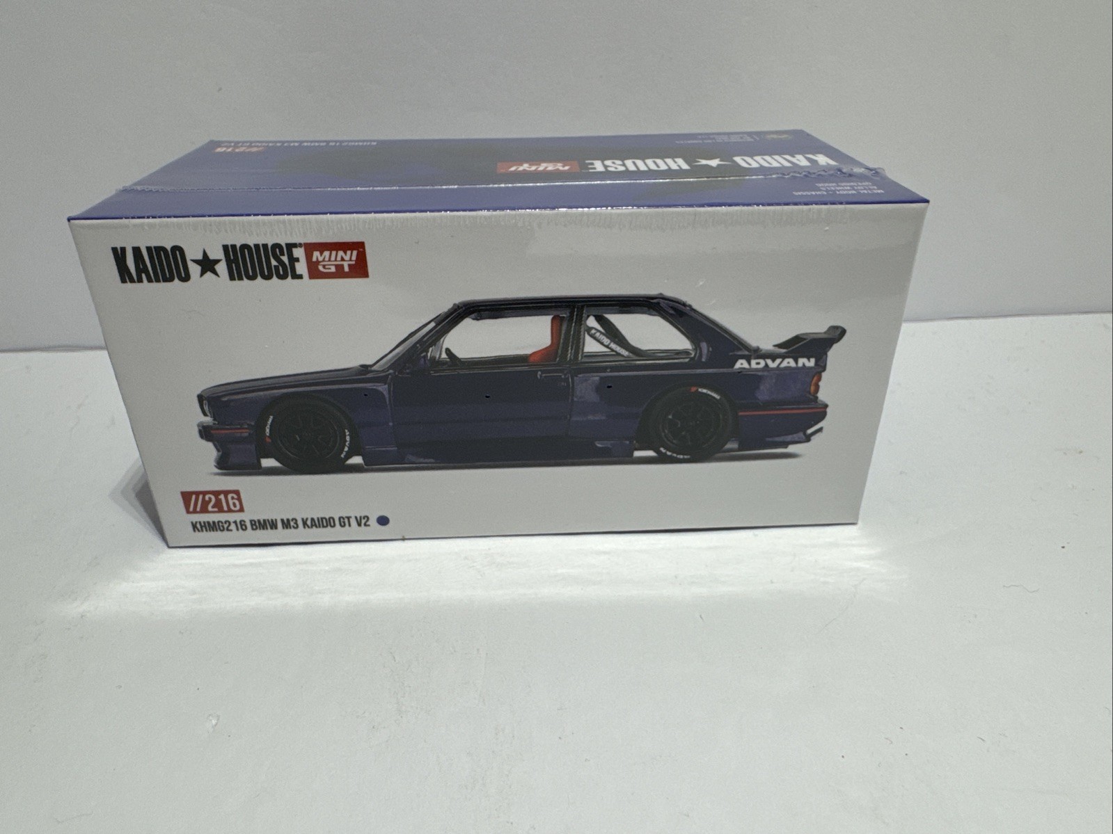 Kaido House x Mini GT 1:64 BMW M3 Kaido GT V2 Purple Diecast Model KHMG216-2B