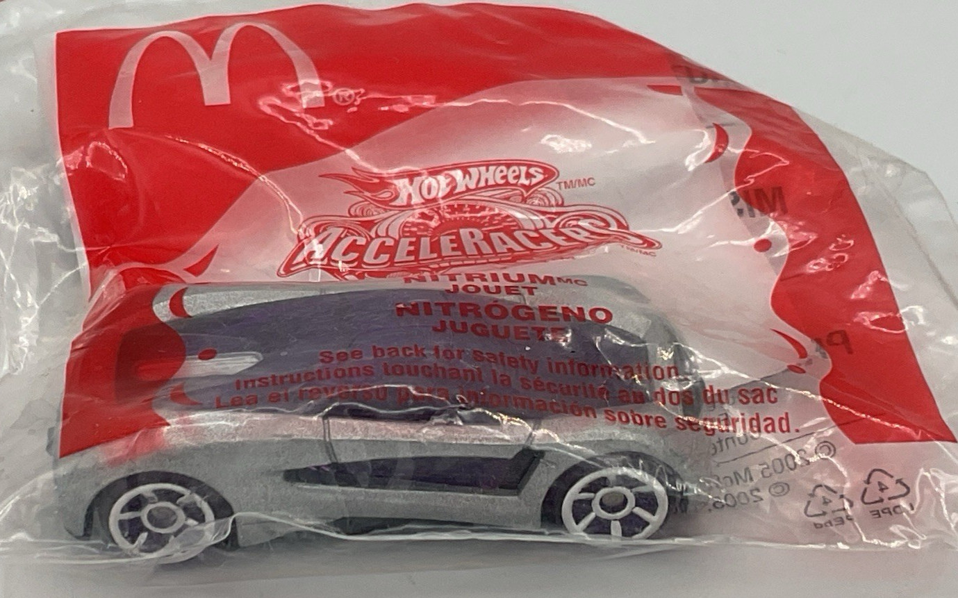 McDonald’s Happy Meal Toy Hot Wheels Acceleracers Nitrium #3 2005 NEW SEALED