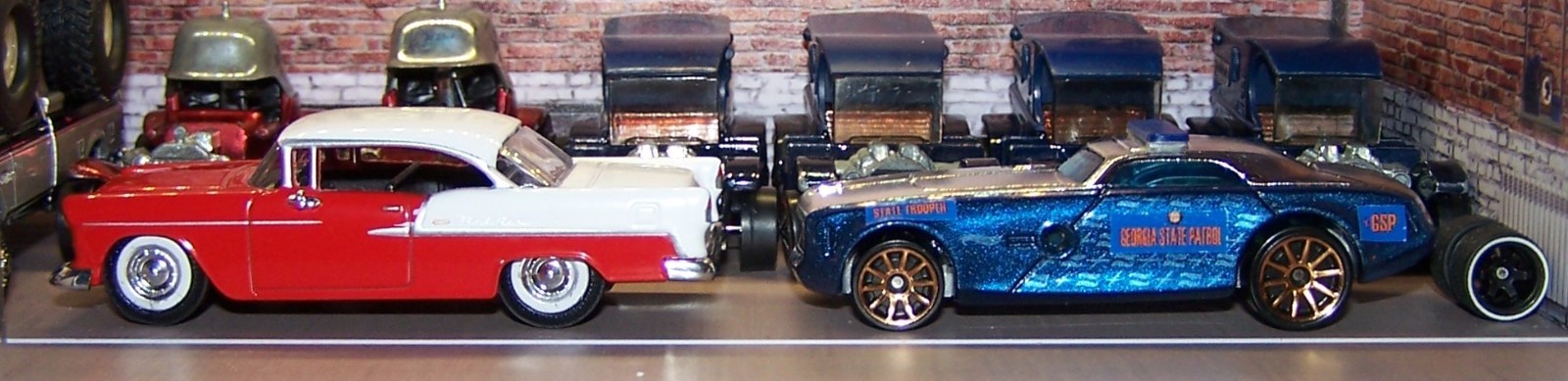 Hot Wheels- Georgia State Patrol, Custom Pursuit Cruser- “Built By “Watto!”