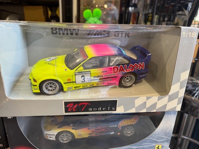 1.18 1993 BMW E36 M3 GTR DRIVER NISSEN UT MODELS NEW IN BOX DIECAST MODEL