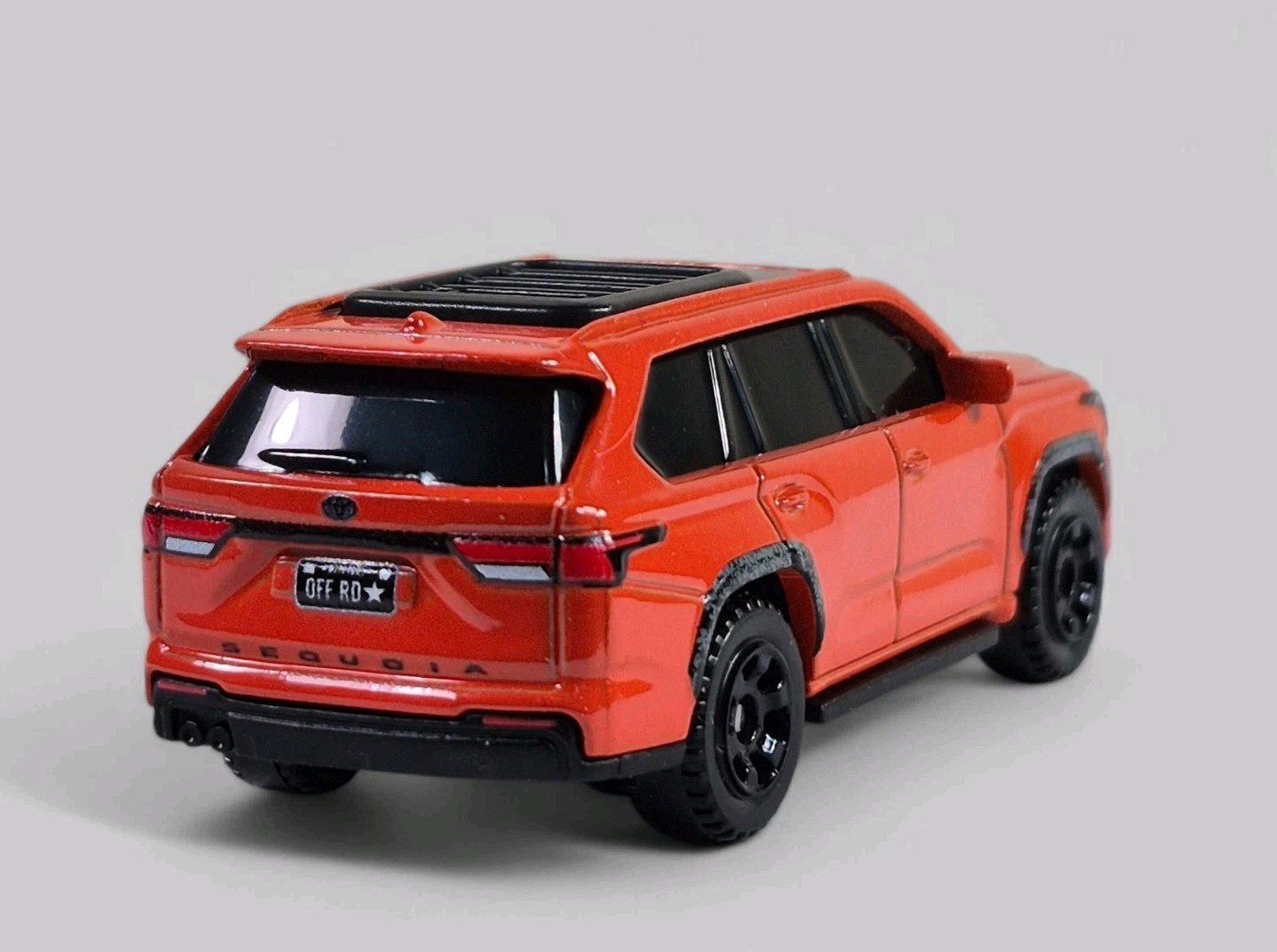 2024 TOYOTA SEQUOIA TRD PRO Diorama Collectible DieCast Model 1:64 Orange LOOSE