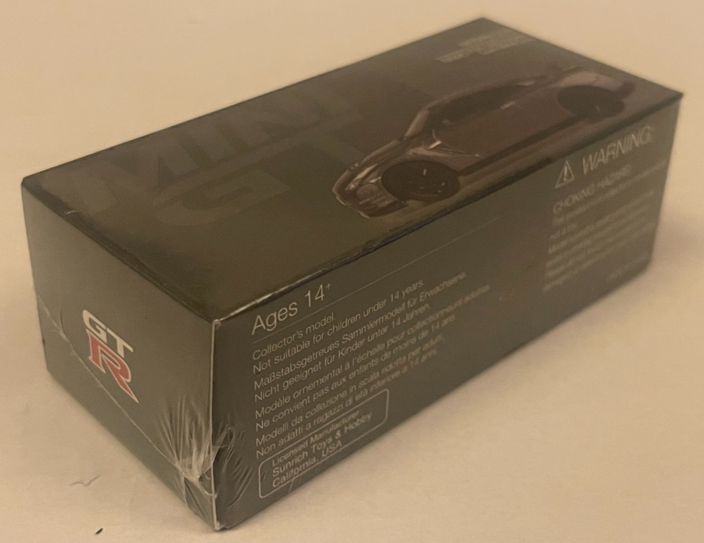 Nissan GT-R Nismo R35 1:64 Dark Metal Grey RHD by Truescale Miniatures Mini GT