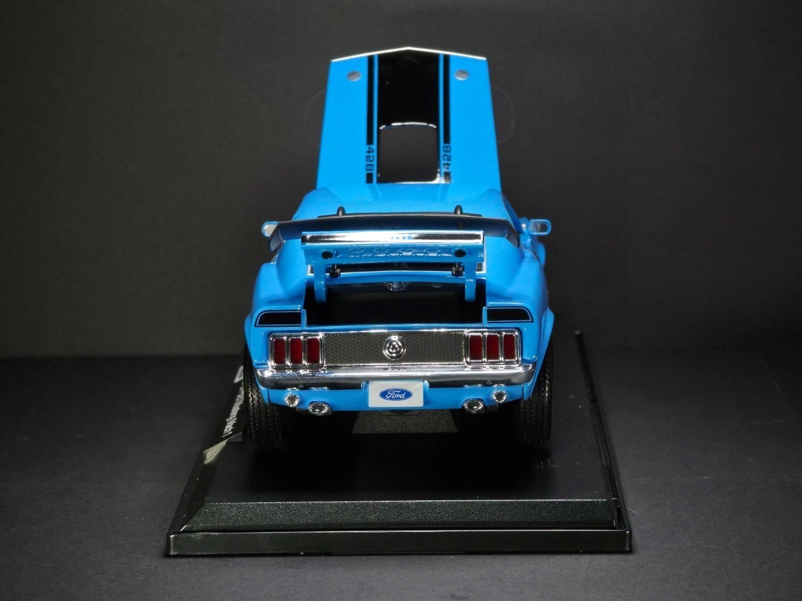 1970 Ford Mustang Mach 1 Blue 1:18 Maisto Exclusive Style Special Edition