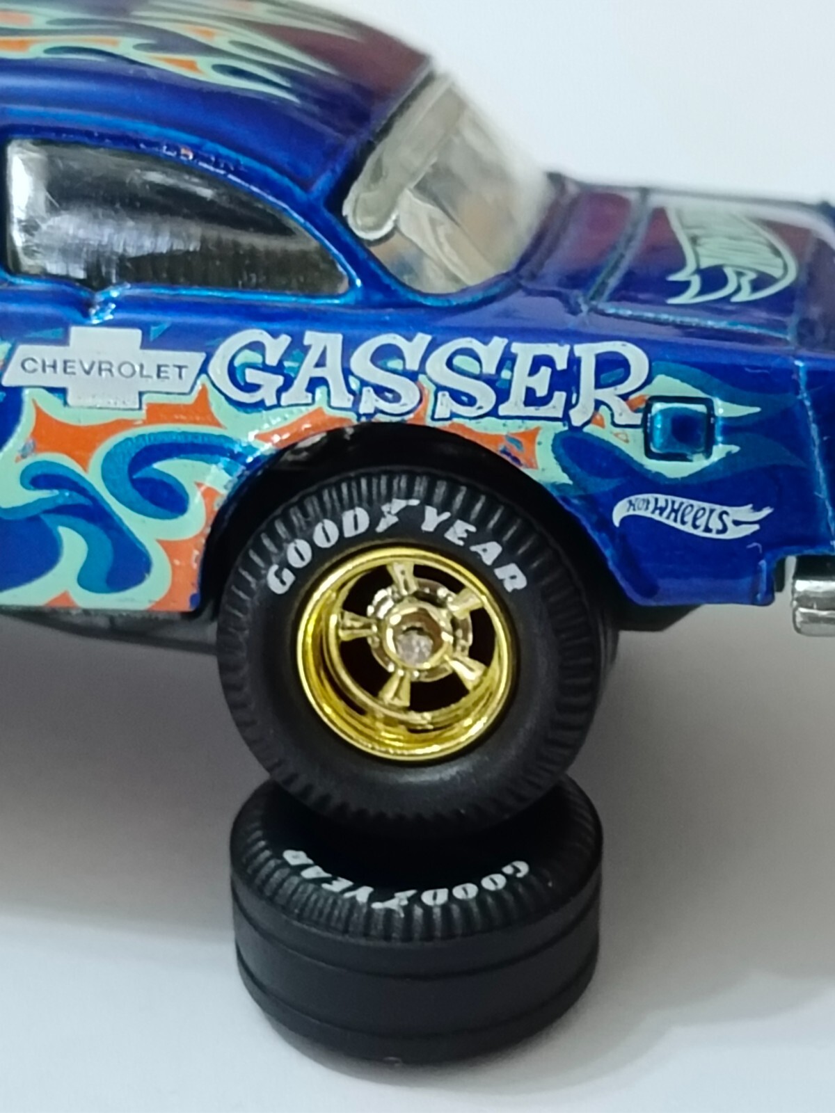 1/64 Letters Piecrust Rubber Tires Real Riders Hot Wheels Matchbox Chevy Gasser