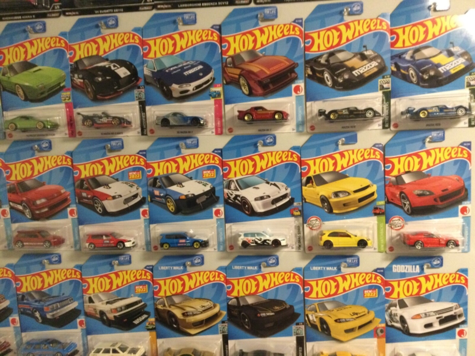 HOT WHEELS JDM Random lot of 4 Nissan Subaru Mazda Honda Toyota Acura Mitsubishi