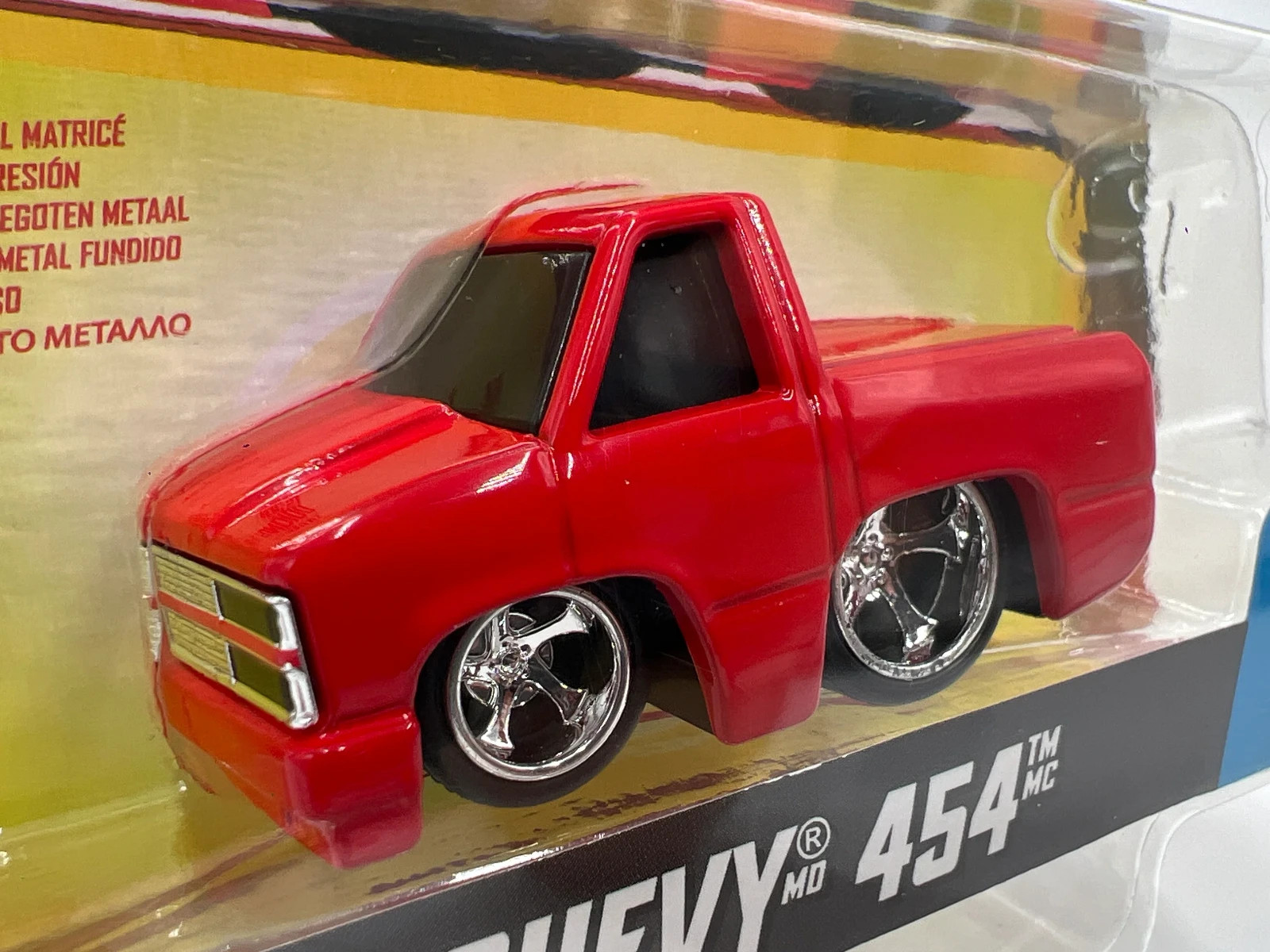 Car Tuned 1/64 1990 CHEVY 454 SS PICK UP TRUCK Series 4 Diecast Car -RED-