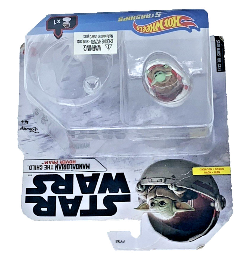 Hot Wheels Starships Star Wars Mandalorian The Child Hover Pram 2019 Brand New