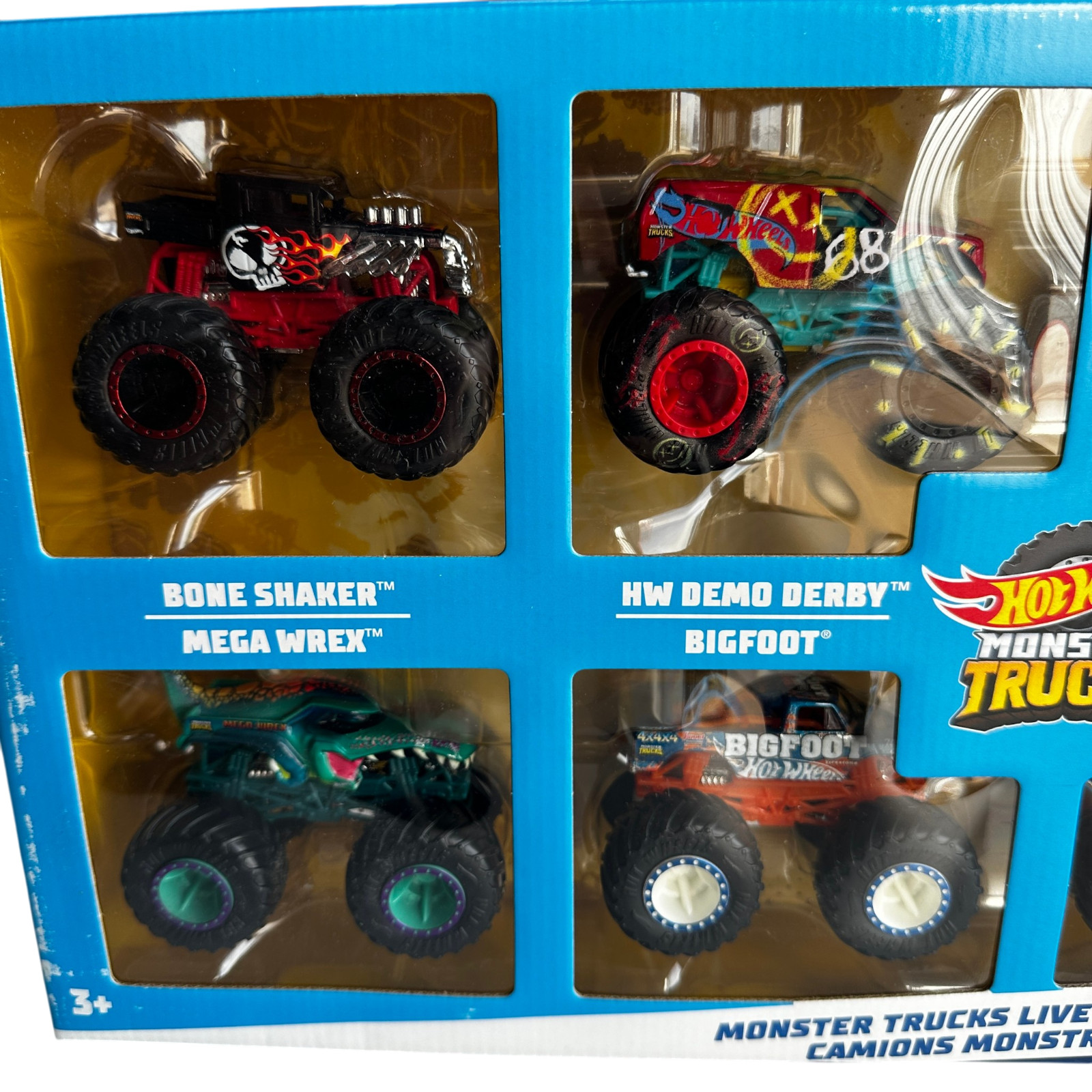 Hot Wheels Monster Trucks Live Diecast Car 8 Pack 1:64 2024