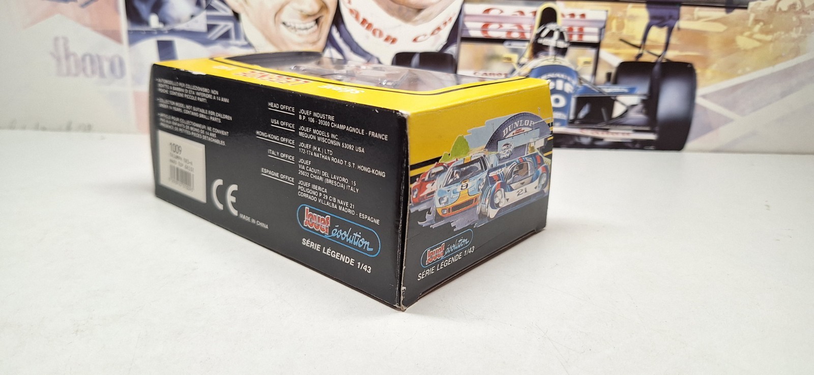 JOUEF EVOLUTION – TRIUMPH TR3A HARD TOP – METALIC GREY – 1/43 SCALE MODEL CAR