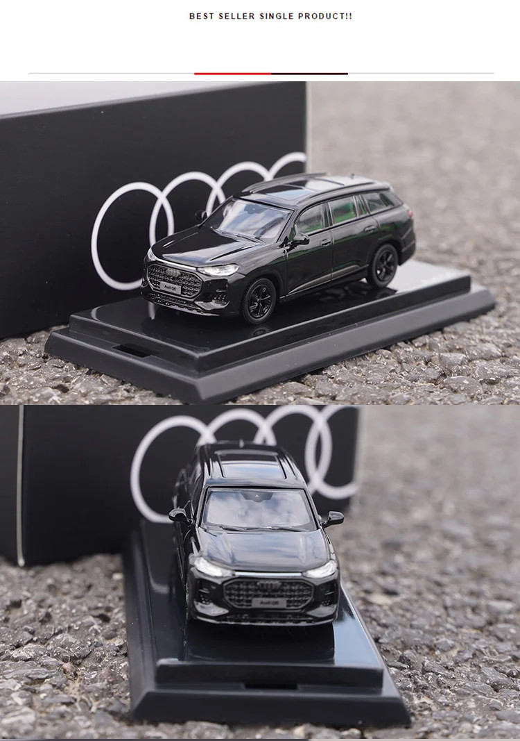 1:64 Audi Q6 2025 SUV Alloy Sports Car Model Diecast Metal Luxy Vehicles Car