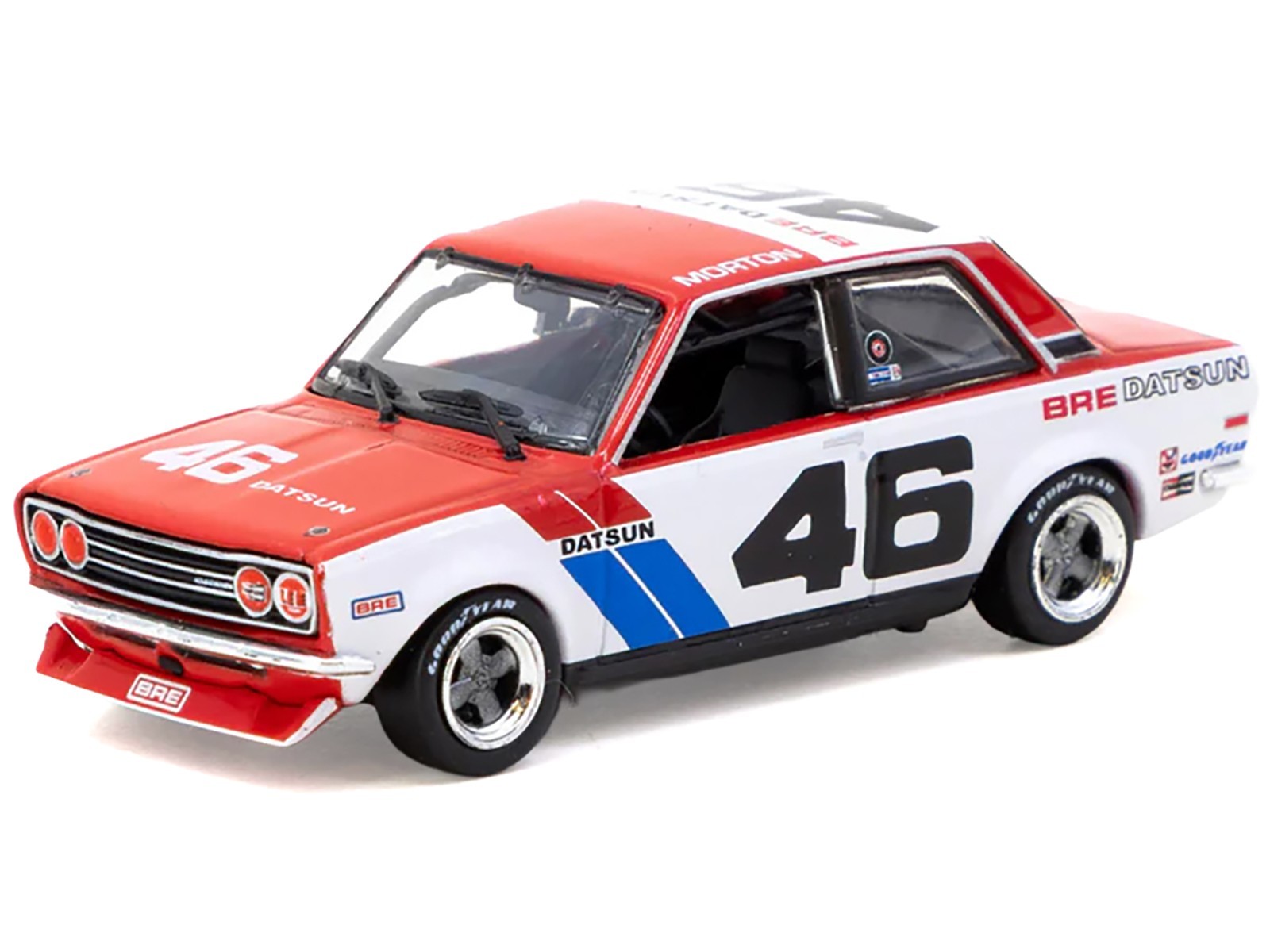 DATSUN 510 #46 WINNER T/A 2.5 CHAMPIONSHIP ’71 1/64 TARMAC WORKS T64-052-71BRE46