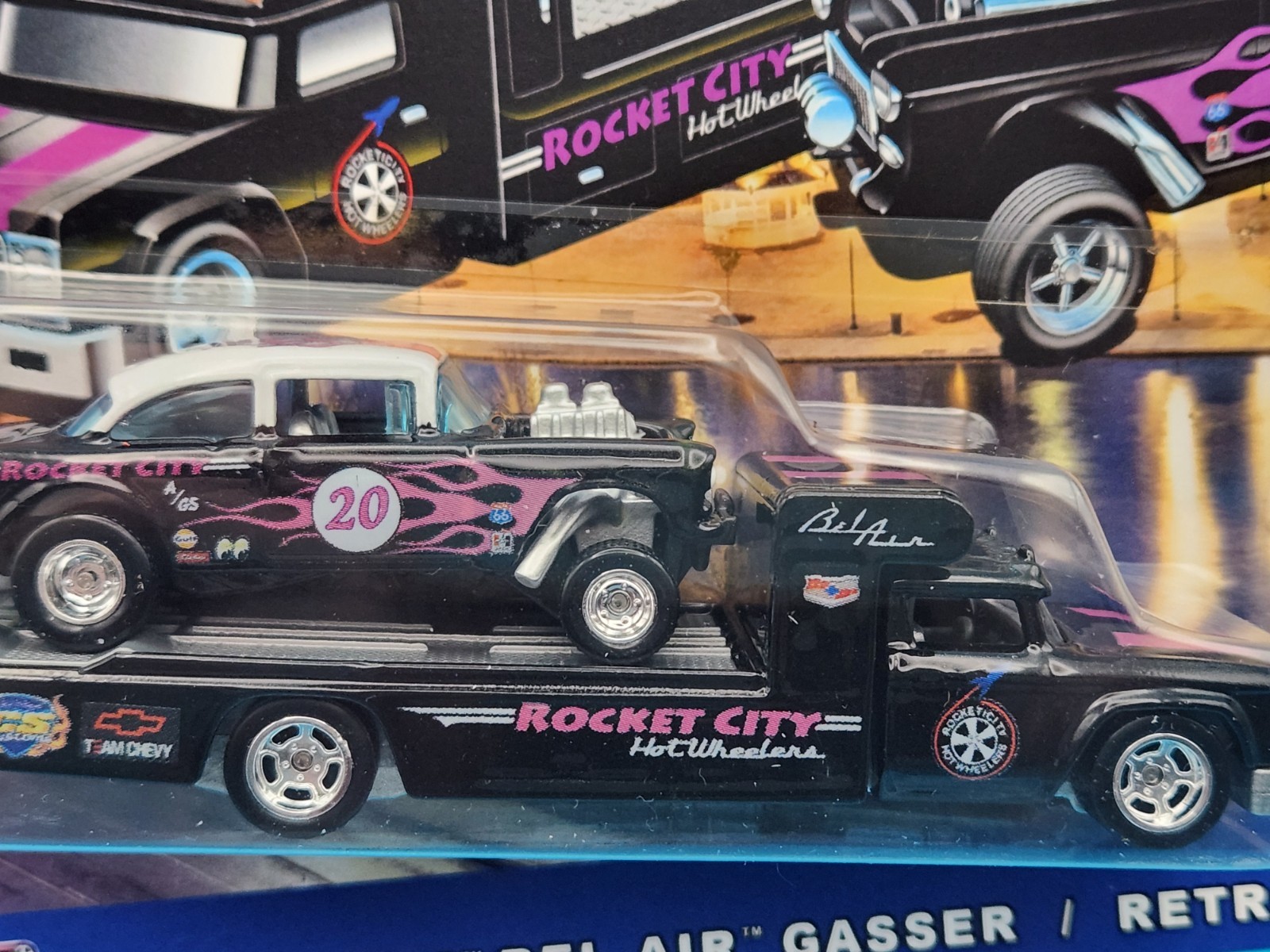 Rocket City Hotwheelers ’55 Chevy Bel Air Gasser/Retro Rig *Member’s Only Club*