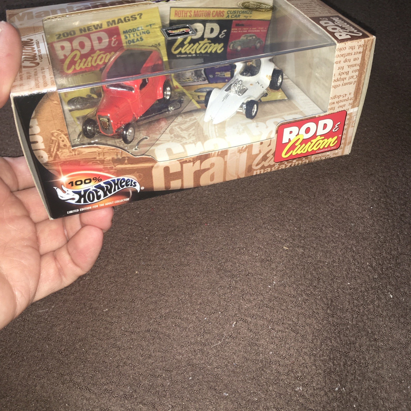 100% Hot Wheels Rod & Custom Hot Rod Series 6 Rod and Custom. Sealed Box #6