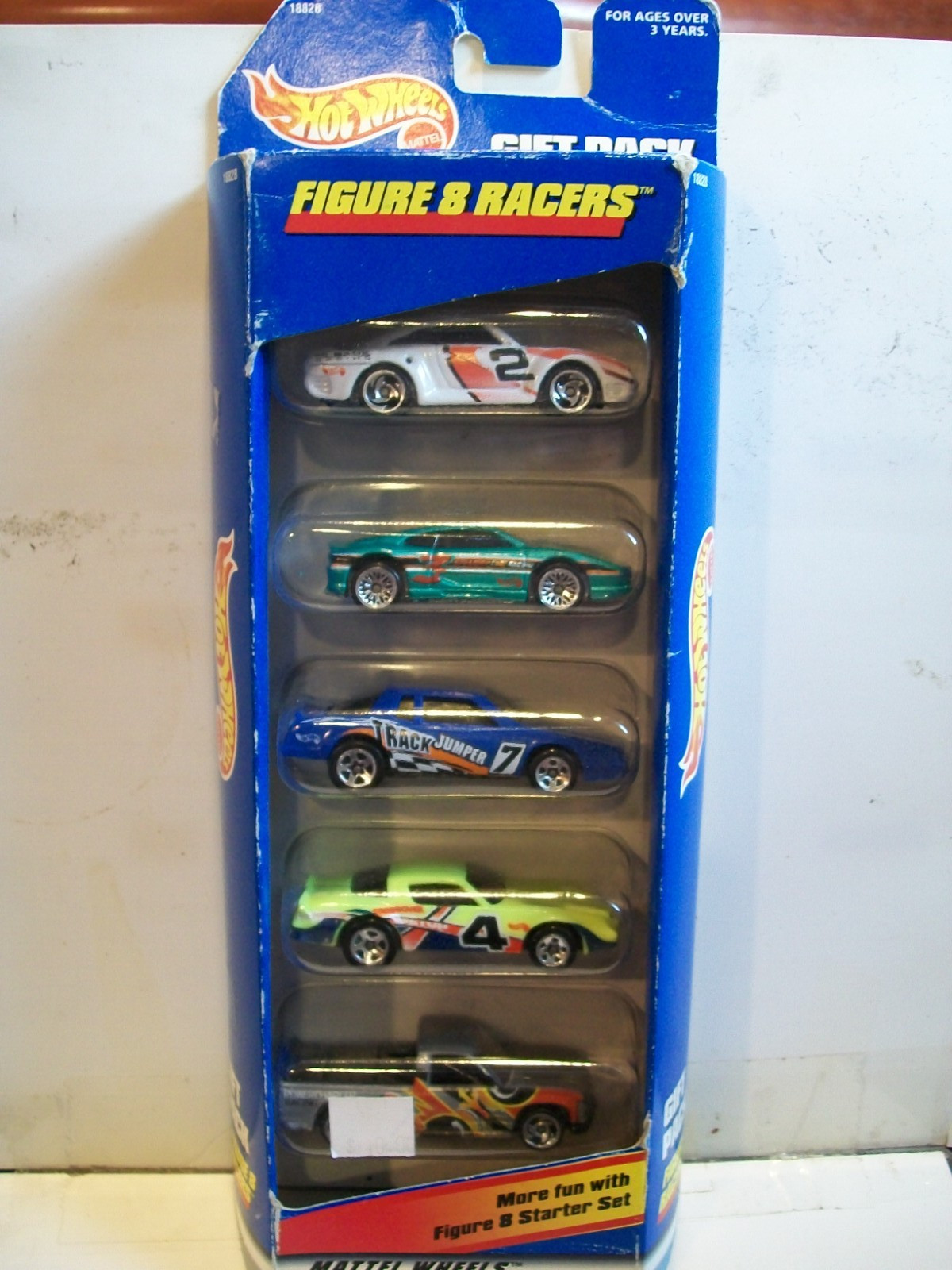 Hot Wheels Figure 8 Racers Ferrari 355 Porsche 959 Chevy Camaro C1500 Monte