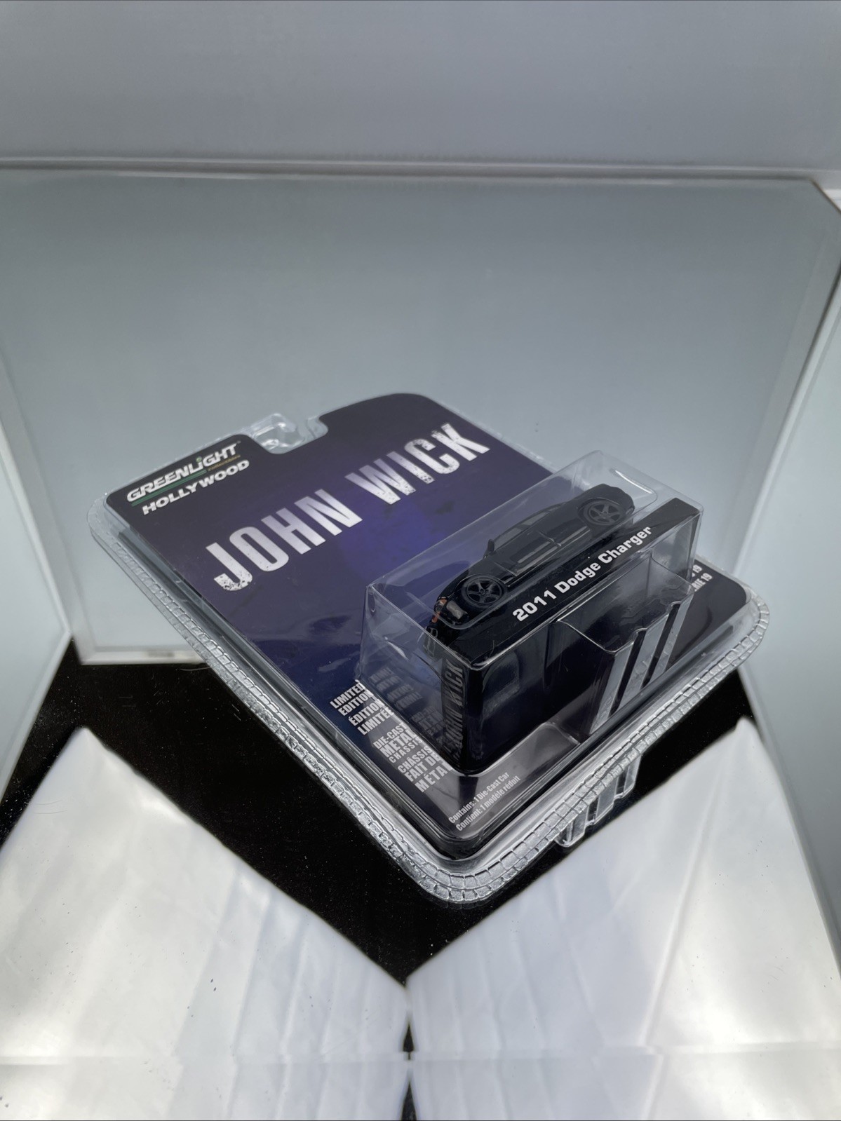 GREENLIGHT HOLLYWOOD SERIES 19 JOHN WICK 2011 DODGE CHARGER Rubber Tires