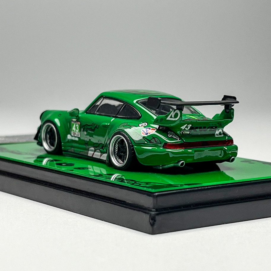 Flame 1:64 Scale Porsche RWB Modification 993 964 Alloy Diecast Model Car Gifts