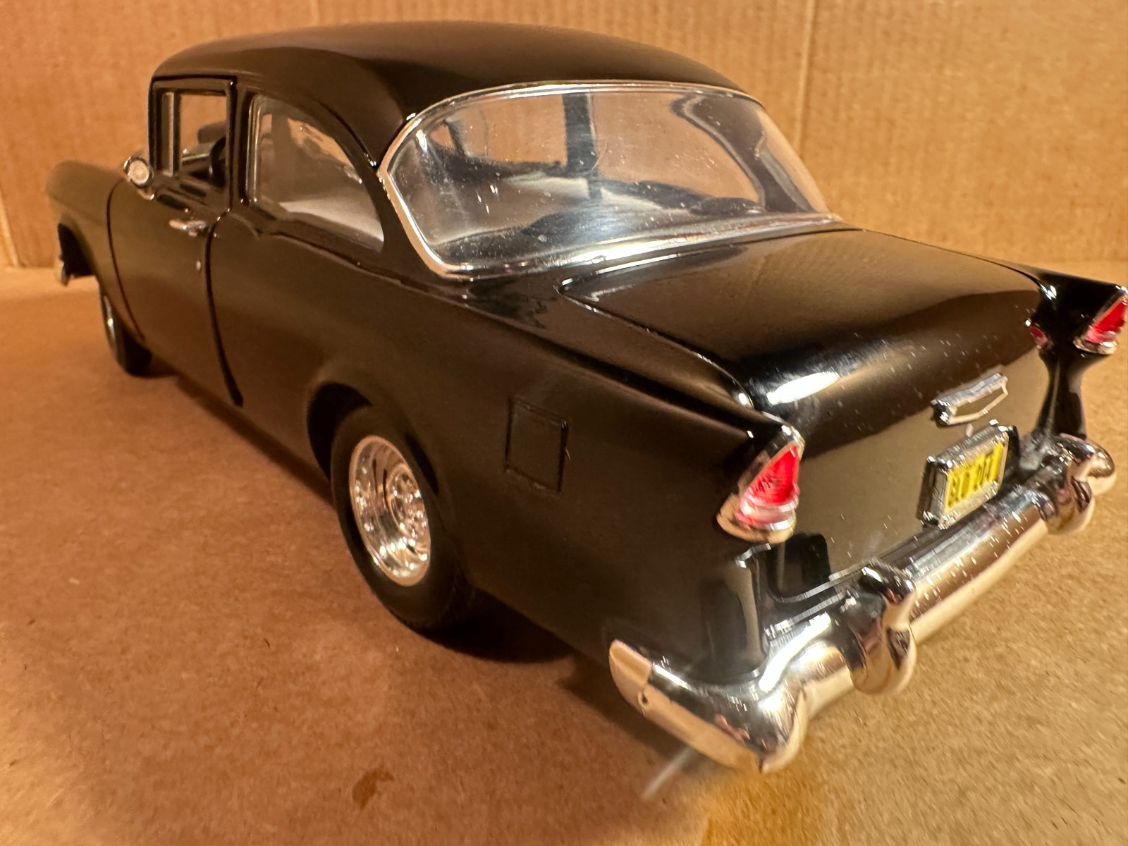 ERTL 1/18 1955 Chevrolet Hot Rod Coupe, Black, From American Graffiti Movie
