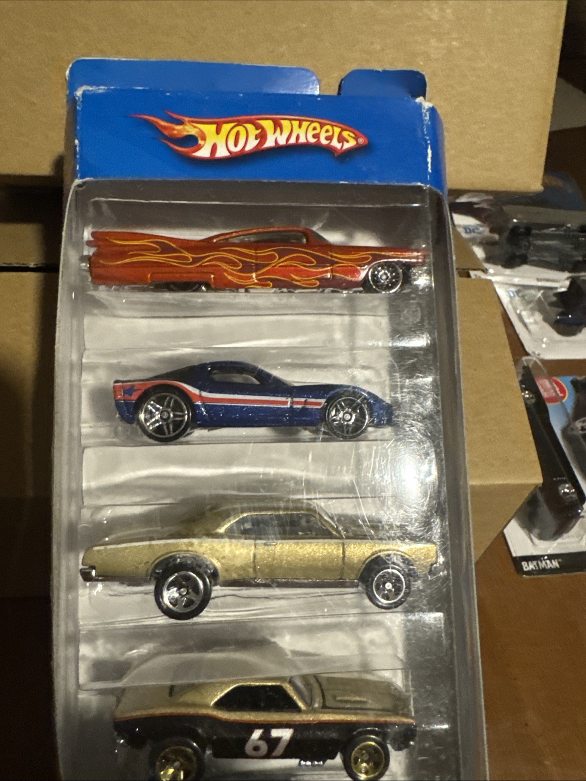Hotwheels GM Tribute 5 Pack See Pictures For Card Damage