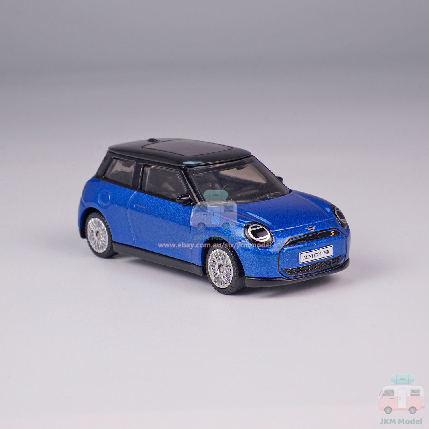 1:64 Mini Cooper S Model Car Alloy Diecast Toy Vehicle Collection Kid Gift Blue