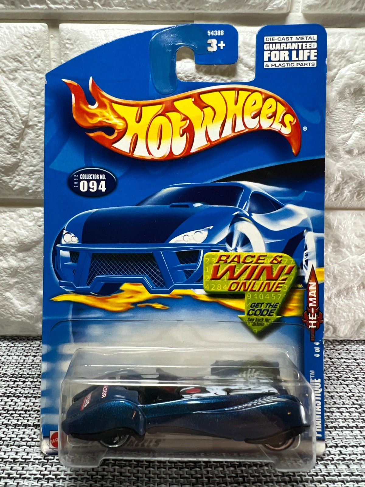 Hot Wheels HE-MAN Phantastique 4 of 4 2002 Collector No. 094 Blue
