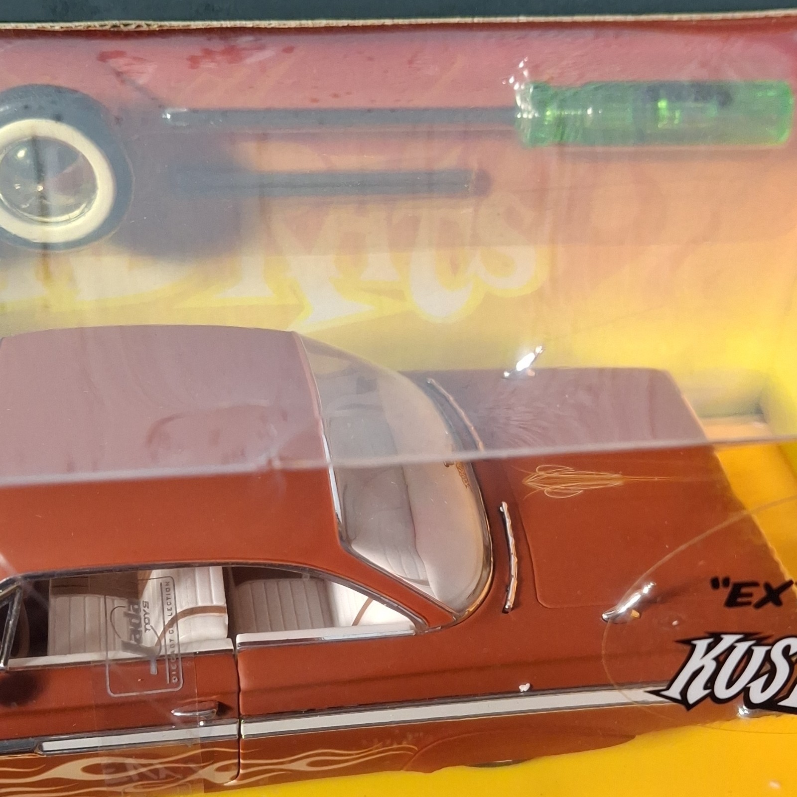 Jada Toys Road Rats ’61 Chevy Impala 1:24 Orange/Flames – NIB (Read Description)