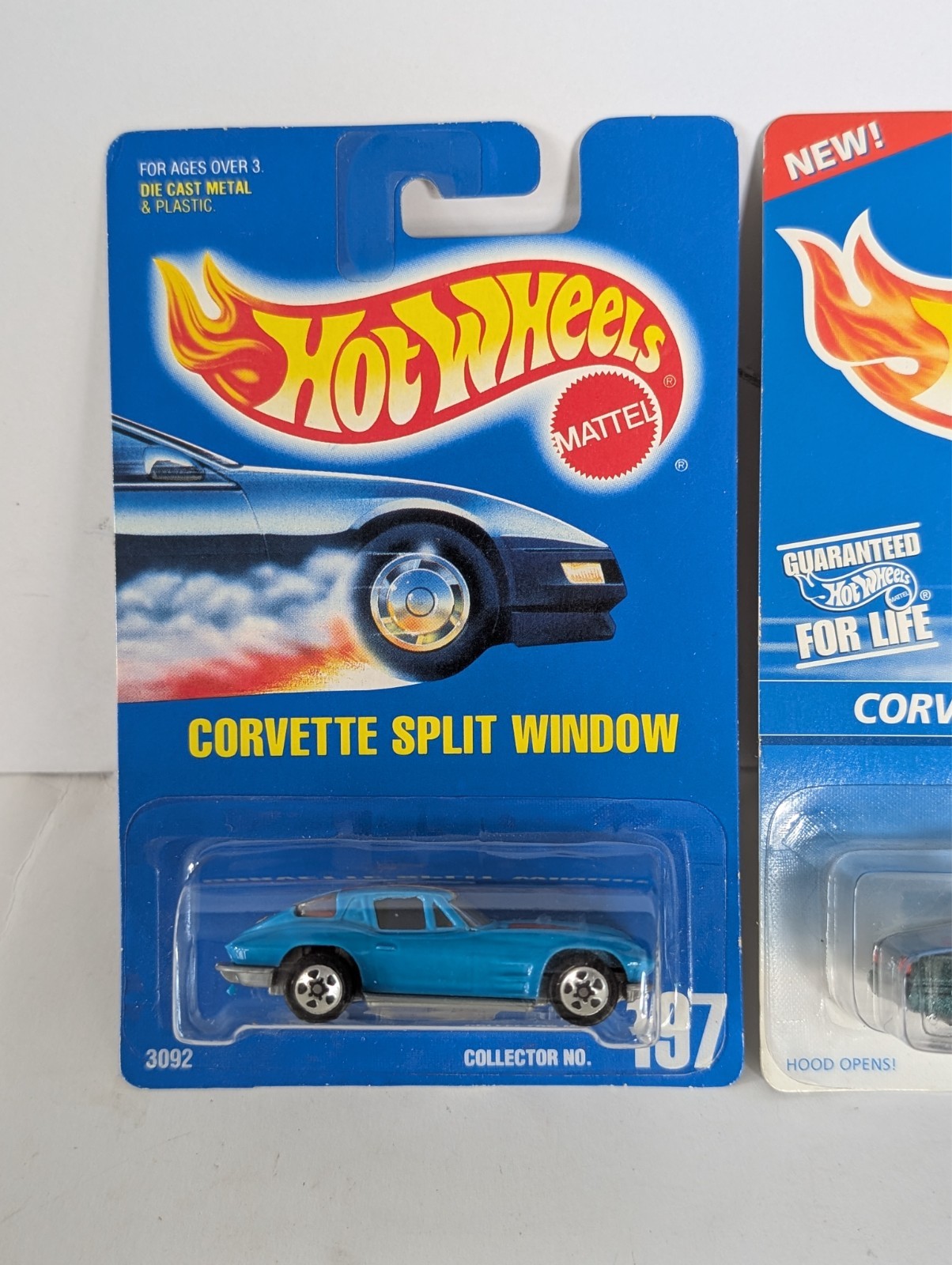 Hot Wheels Blue Card Lot of 4 Corvettes – Split Window 65 Vette Superfast 62